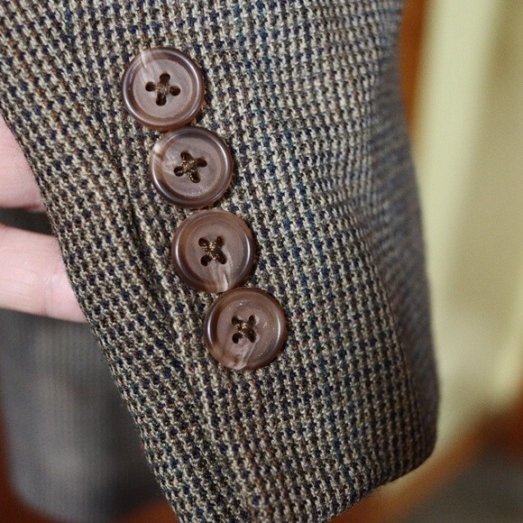 Lauren Ralph Lauren Lord & Taylor Wool Tweed Sport Coat 100& Wool 48R - Picture 7 of 15